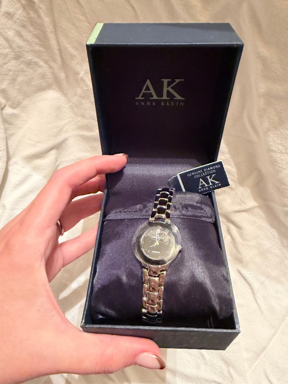 Anne Klein II Women's Wristwatch Genuine Diamond Collection